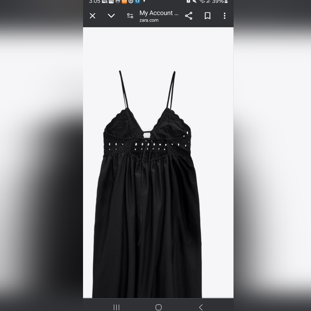 Zara backless dress